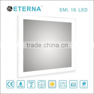 China bathroom accessory UL CE illuminated backlit mirror
