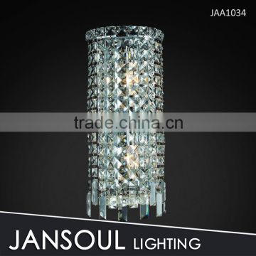 high quality crystal wall mounted bedside lamp