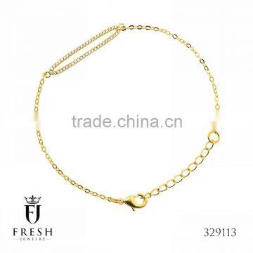 329113 Fashion Bracelet Plate Frame Super Micro Gold Plated - Gold Plated Jewellery Manufacturer, CZ Cubic Zircon AAA