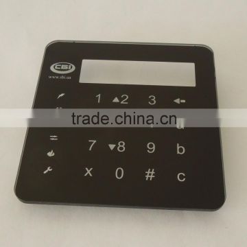 Finger touch control glass panel