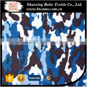 Wholesale british us T/C military navy ocean blue army camouflage fabric