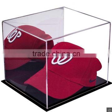 Good transparency fashional stylish plexiglass acrylic rectangle box for hat