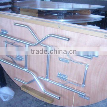 wood round dining folding table