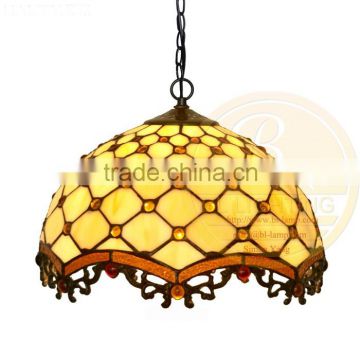 New modern style pendant tiffany lamp for restaurant,baolian pendant tiffany lamp for restaurant