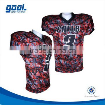 Never fading new pattern rugby jersey american football jersey