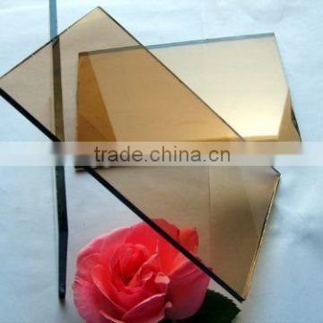 5.5mm bronze coated reflective glass from China Supplier
