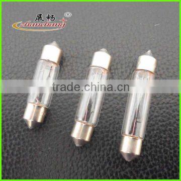 12v auto miniature light bulbs SV8.5 tube bulb