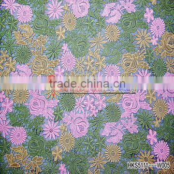 Popular New Design Beautiful water soluble Lace Fabric