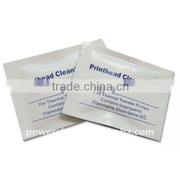 Printhead cleaning wet wipe