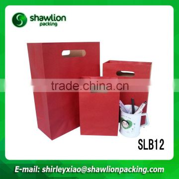 2015 new product full color printing paper bag kraft, kraft paper bag with window, craft paper bag