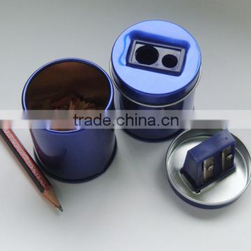 Magical Useful Tin Box for Pencil Sharpener, Can Contain Pencil Shavings