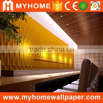 Wood tv backgroud home decor 3d modern interior wall paneling for living room