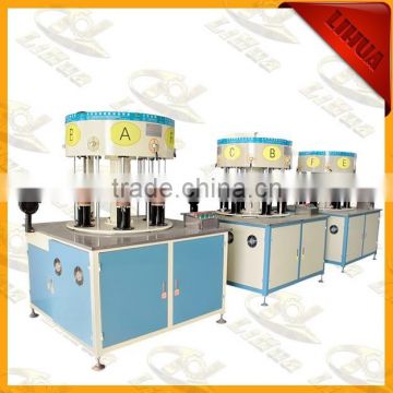 6-station high frequency induction welding/brazing machine for kettle