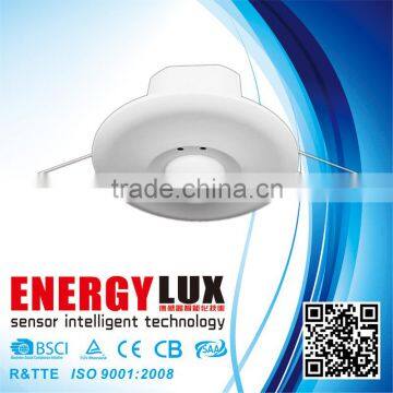 ES-M12 360 degree spring ceiling mount microwave motion sensor