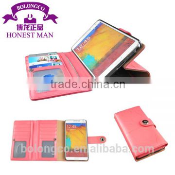 Hot New Retail Products Of Western Woman Make Leather Wallet Cell Phone Case For blackberry Q10