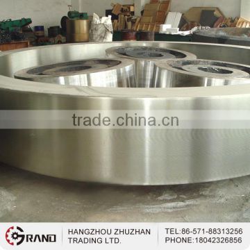 Rotary kiln support riding ring for mill