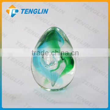 Murano glass egg paperweight