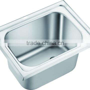 Japan Market Stainless Steel Single Bowl Topmount oulin Ice Sink With Lid GR- 573