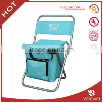 Picnic time Portable folding camping stool with cooler bag chair