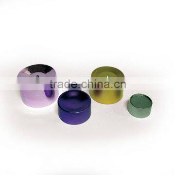 Different sizes colorful shape plastic screw caps 1