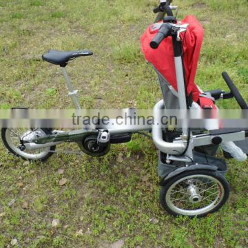 Hub motor safe baby stroller electric bike