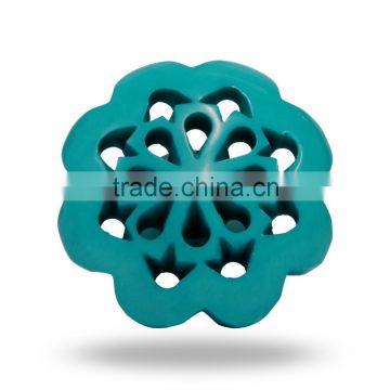 Acrylic Flower Turquoise Knobs