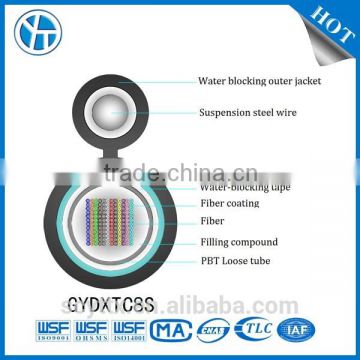 GYDXTC8S central filling loose tube Non-metallic fig.8 self-supporting Steel-armored fiber optic cable