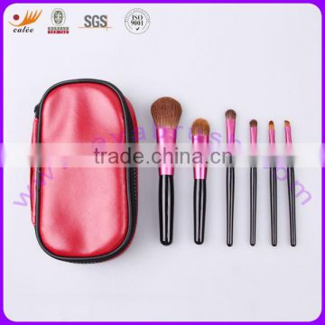 Eya High Quality 6pcs Cosmetic Brush Travel Set