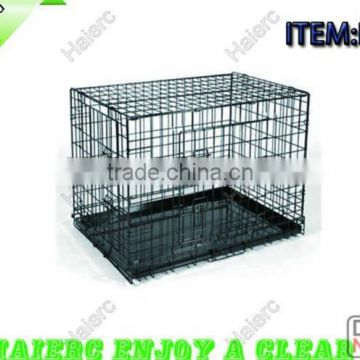 Haierc Stainless Steel Foldable Animal Dog Cage