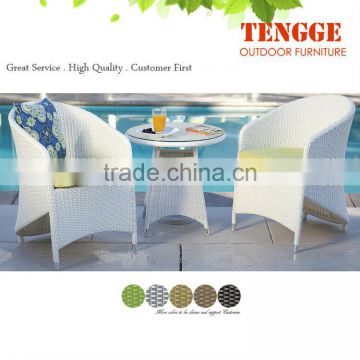 Outdoor furniture garden rattan dining table chair set 2014 TG-8074
