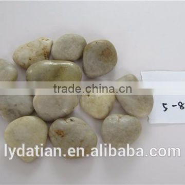 tumbled white pebble stone,white round pebble stone,chocolate pebble stone
