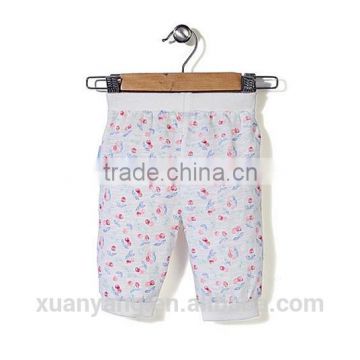 100% Cotton Printed Cute Design Casual Style Baby Boutique Trip Pants For Kids Wear