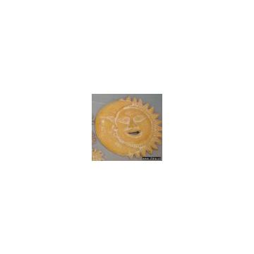 Terracotta Sun-Moon 55 Cm.