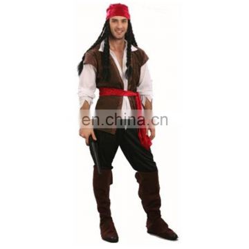 fashionable desigh halloween pirate costumes carnival costume for adult AGM 2007