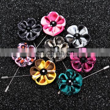 Custom flower Lapel Pins Sticks for Men Boutonniere Pin for Suit