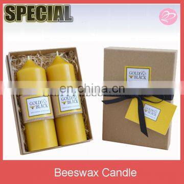 Beeswax Church Candles Gift Box