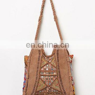 Suede Vintage Banjara Tote bags banjara Sling bags bohemian bags tote bags