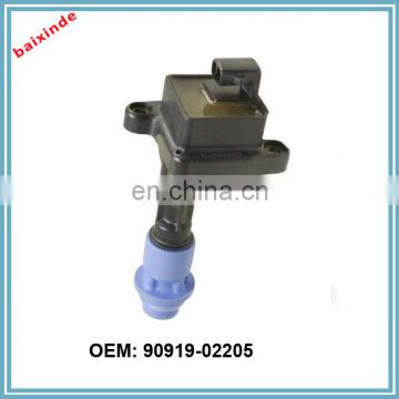 Auto parts OEM 90919-02205 Supra JZA80 2JZ-GTE blue tube Ignition Coil pack 9091902205