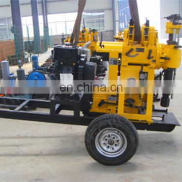 Drilling rig wheeled portable water well drilling rig for soil mini water well drilling machine price