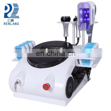 Cryolipolysis lipo laser cavitation rf 4 in 1 body slimming machine