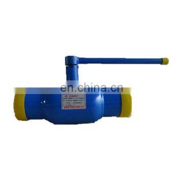 China manufacturer  high pressure steel st37 body full weld ball valve for gas