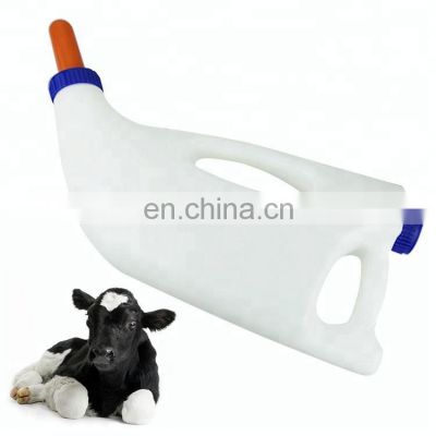calf dairy cow milk feeding bottle plastic animal with nipple
