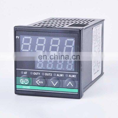 CH102 Dual Output SSR and Relay Two Relay Output LCD Digital PID Intelligent Digital manual Temperature Controller