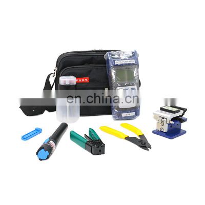 MT-8410 kit FTTH tool set fiber optic termination tool cable stripper alcohol bottle splicing  FTTH tool bag