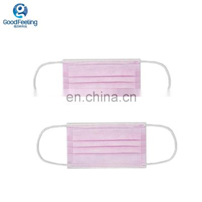 Manufacturer  Medical Surgical Mask type IIR Disposable Medical Mask Earloop Pink  Waterproof Children Face Mask