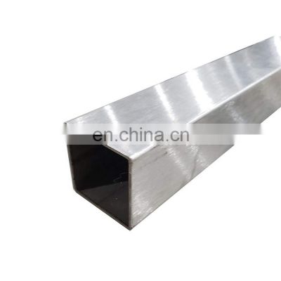 High Quality Aisi 201 304 316 Rectangular AISI SS Hairline Hollow Stainless Steel Square Pipe/tube