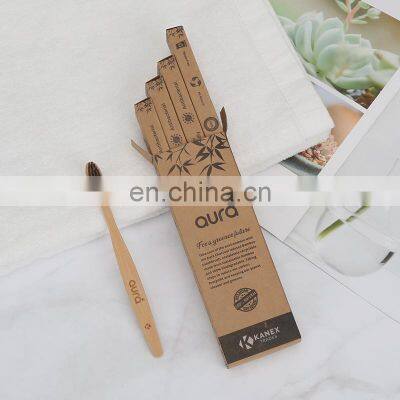 100% natural eco-friendly biodegradable organic bamboo toothbrush