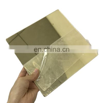 Factory Direct Plastic Golden Silver Mirror Sheet 2mm 3 mm Rose Gold Acrylic Mirror Sheet