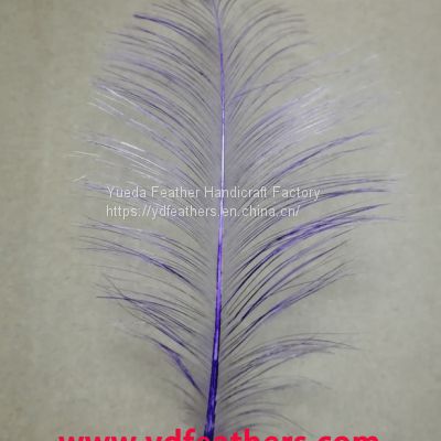 Burnt Goose Nageoires Feather Dyed Napoleon Blue From China