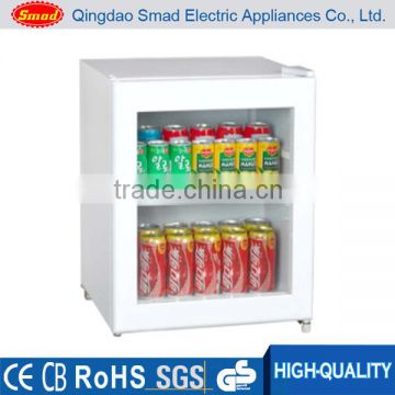 smad mini bar refrigerator mini promotional fridge glass compact fridge